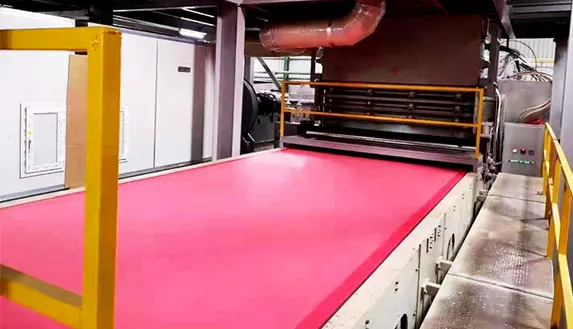 Pakistani customers have achieved ideal results after using Yiheng's nonwoven mesh belts